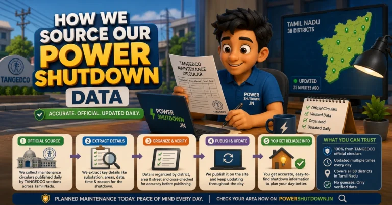How We Source Our Power Shutdown Data